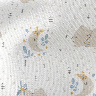 Bear Carrying A String Of Chri Waterproof Canvas