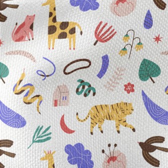Abstract Animals Waterproof Canvas