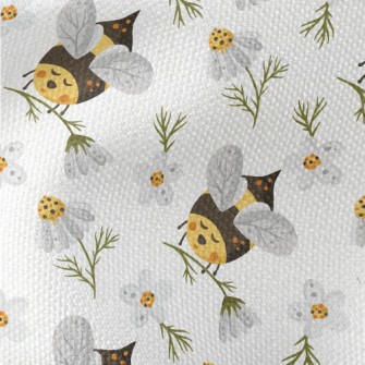 Little Bee Collecting Honey Waterproof Canvas