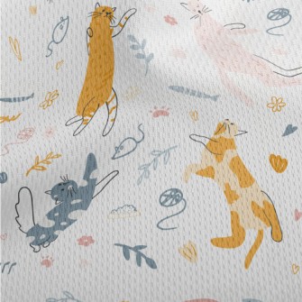 A Playful Kitten Athletic Mesh Flat Back