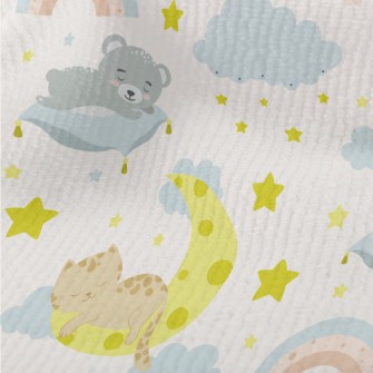 Cat Sleeping On The Moon Terry