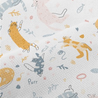 A Playful Kitten Performance Linen