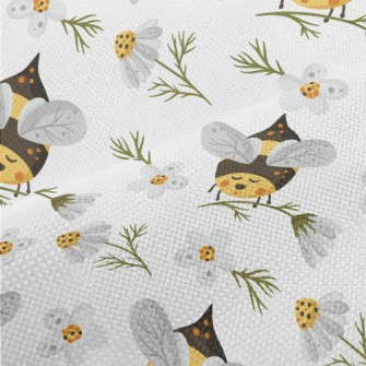 Little Bee Collecting Honey Performance Linen