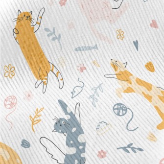 A Playful Kitten Standard Corduroy