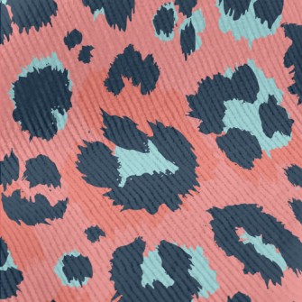 Unique Contrasting Leopard Pri Standard Corduroy