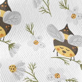 Little Bee Collecting Honey Standard Corduroy
