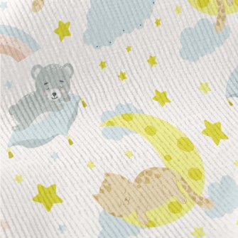 Cat Sleeping On The Moon Standard Corduroy