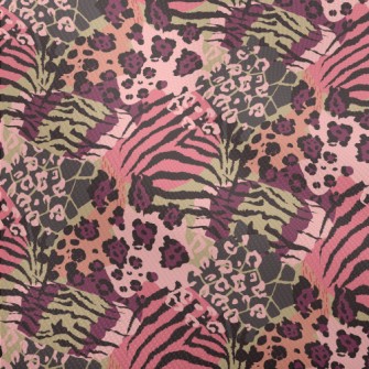 Modern Mixed Animal Print Dobby