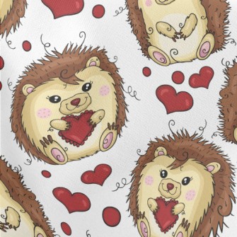 Funny Hedgehog Celebrating Val Stretch Ponte