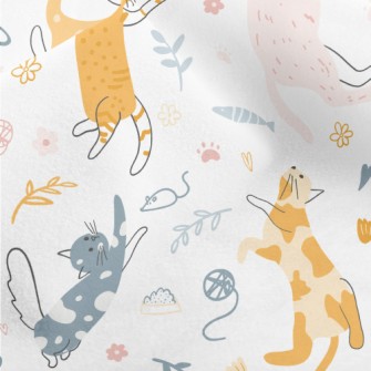 A Playful Kitten Micro Fleece