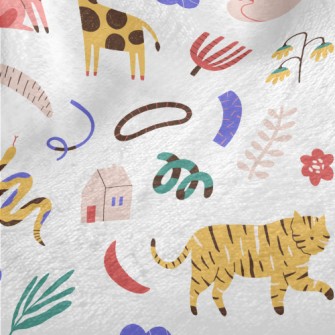 Abstract Animals Minky
