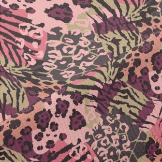 Modern Mixed Animal Print Piqué