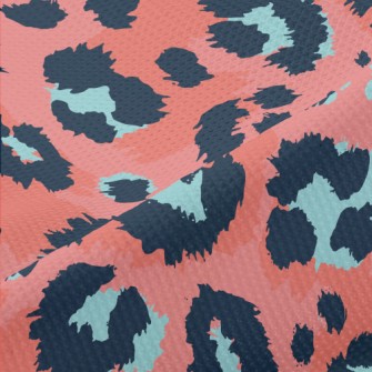 Unique Contrasting Leopard Pri Piqué