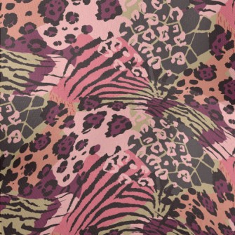 Modern Mixed Animal Print Lightweight Performance Linen