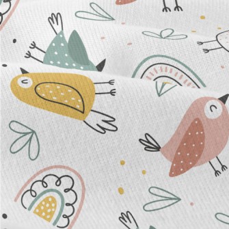 Rainbow And Colorful Birds Modern Jersey