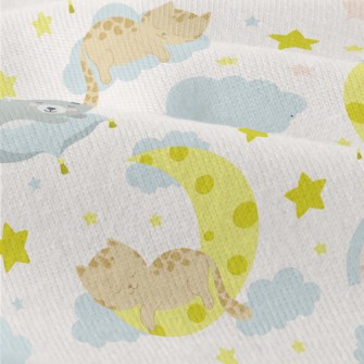 Cat Sleeping On The Moon Modern Jersey