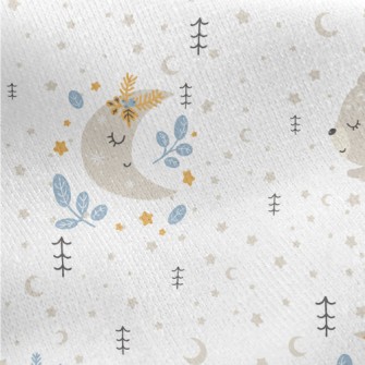 Bear Carrying A String Of Chri Jersey Backed Fleece