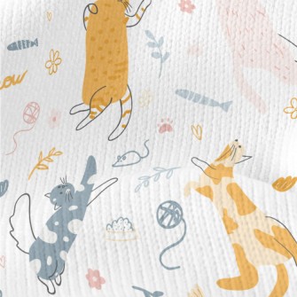 A Playful Kitten Stretch Jersey