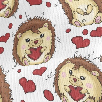 Funny Hedgehog Celebrating Val Stretch Jersey