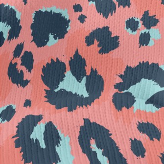 Unique Contrasting Leopard Pri Stretch Jersey