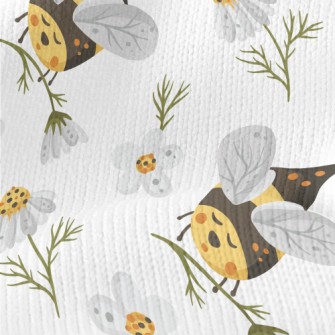 Little Bee Collecting Honey Stretch Jersey