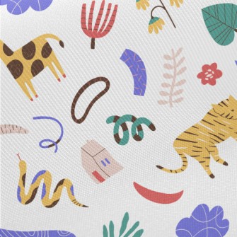 Abstract Animals Midweight Cotton Poplin
