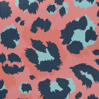 Unique Contrasting Leopard Pri Midweight Cotton Poplin