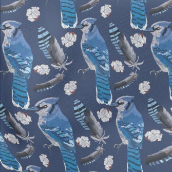 Blue Jay With Beautiful Feathe Stretch Ponte