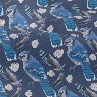 Blue Jay With Beautiful Feathe Modern Jersey