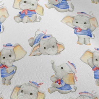 Baby Elephant In Sailor Suit Chiffon