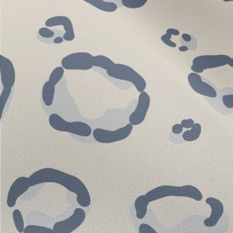 Fat Snow Leopard Pattern Chiffon