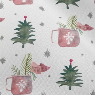 Watercolor Christmas Elements Chiffon