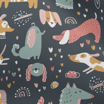 Lovely Dog Paradise Chiffon
