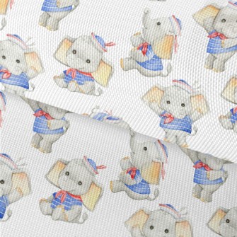 Baby Elephant In Sailor Suit Waterproof Oxford