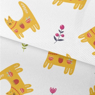 Orange Cat With Totem Waterproof Oxford