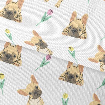 Brown Bulldog Pretending To Be Waterproof Oxford