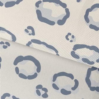 Fat Snow Leopard Pattern Waterproof Oxford