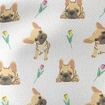 Brown Bulldog Pretending To Be Waterproof Canvas