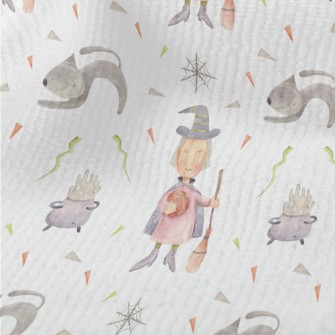 Short-haired Witch Holding A P Terry