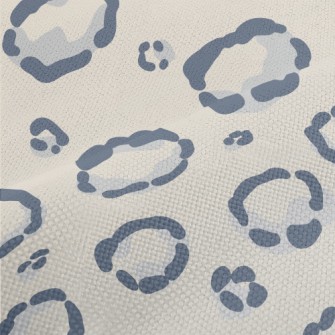 Fat Snow Leopard Pattern Performance Linen
