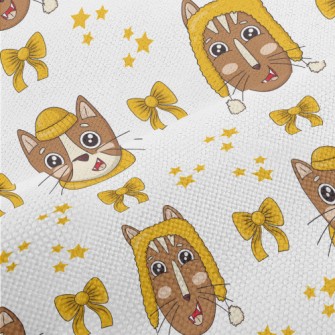 Cats With Crooked Smiles Spend Performance Linen