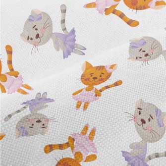 Cat Performing Ballet Performance Linen