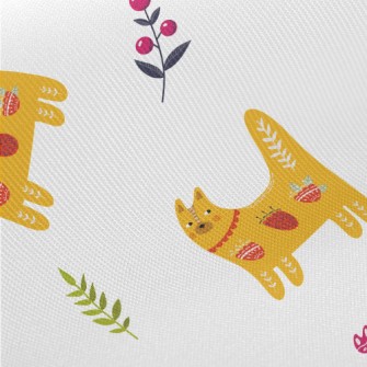 Orange Cat With Totem Twill