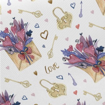 Bouquet Of Flowers In Envelope Twill