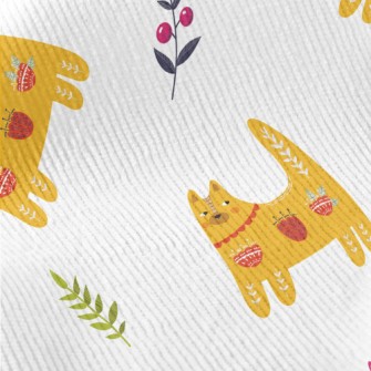 Orange Cat With Totem Standard Corduroy