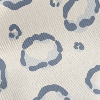 Fat Snow Leopard Pattern Standard Corduroy