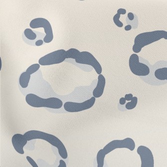 Fat Snow Leopard Pattern Stretch Ponte