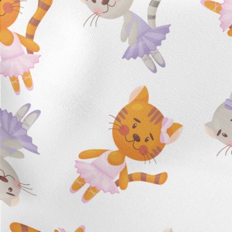 Cat Performing Ballet Stretch Ponte