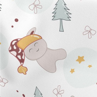 Cute Bunny Monster Stretch Ponte
