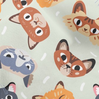 Naughty Cat With Rich Expressi Micro Fleece